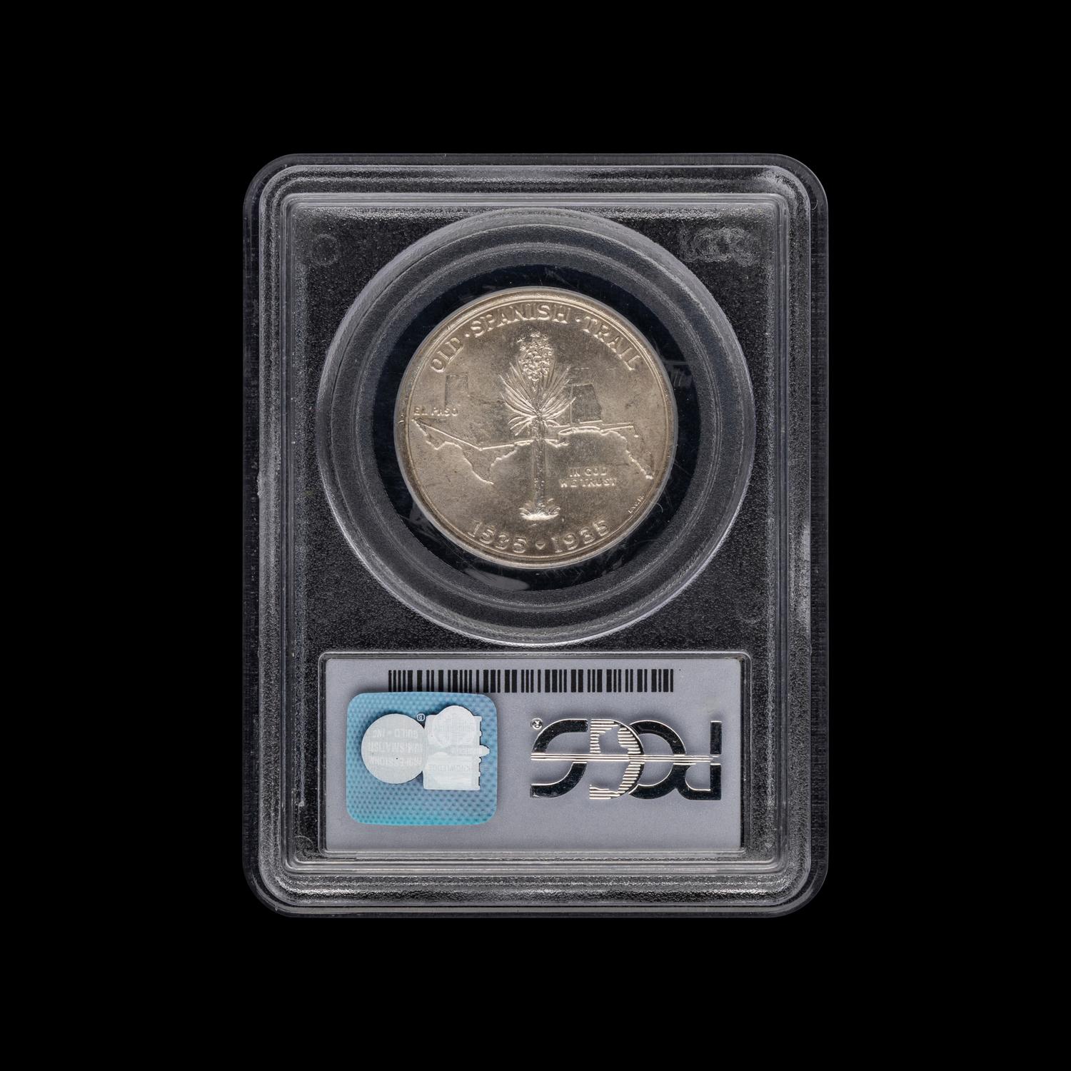 A 1935 Old Spanish Trail Commemorative 50c Coin [PCGS MS65]