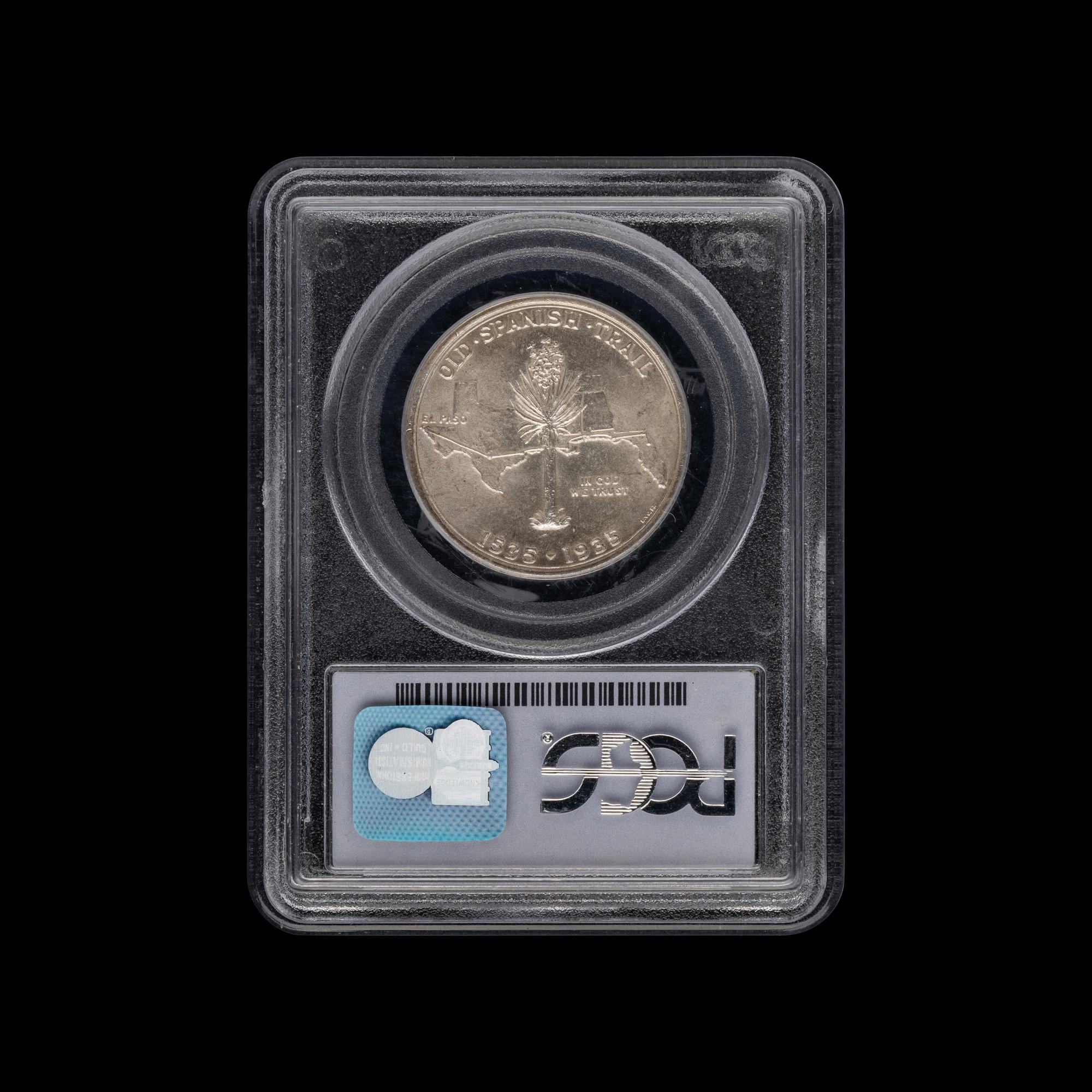 A 1935 Old Spanish Trail Commemorative 50c Coin [PCGS MS65]