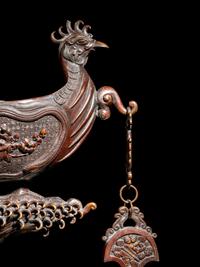 A Large Japanese Bronze Incense Burner