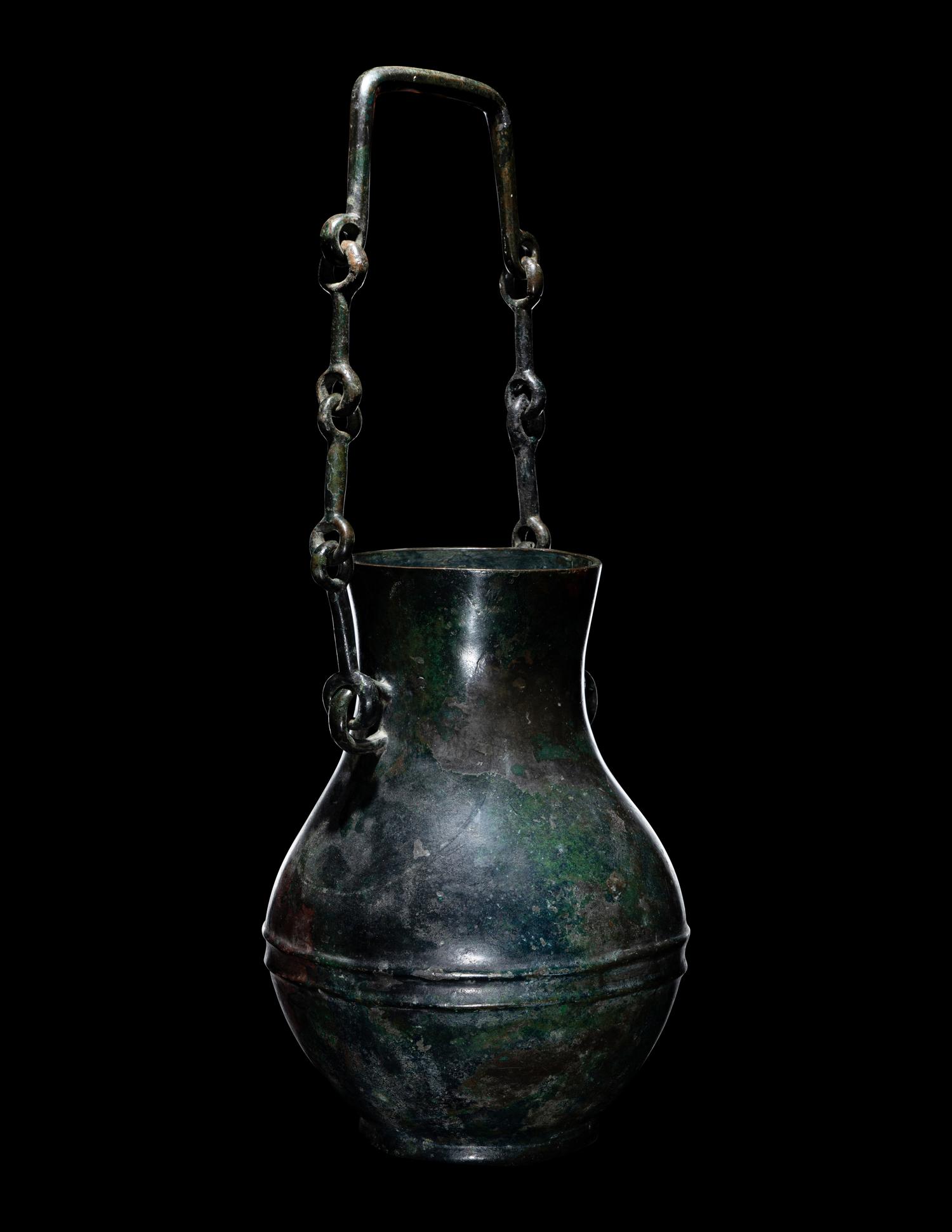A Bronze Ritual Wine Vessel, Hu