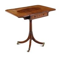 A Regency Mahogany Drop-Leaf Side Table