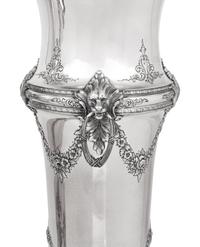 A Pair of Large American Silver Vases