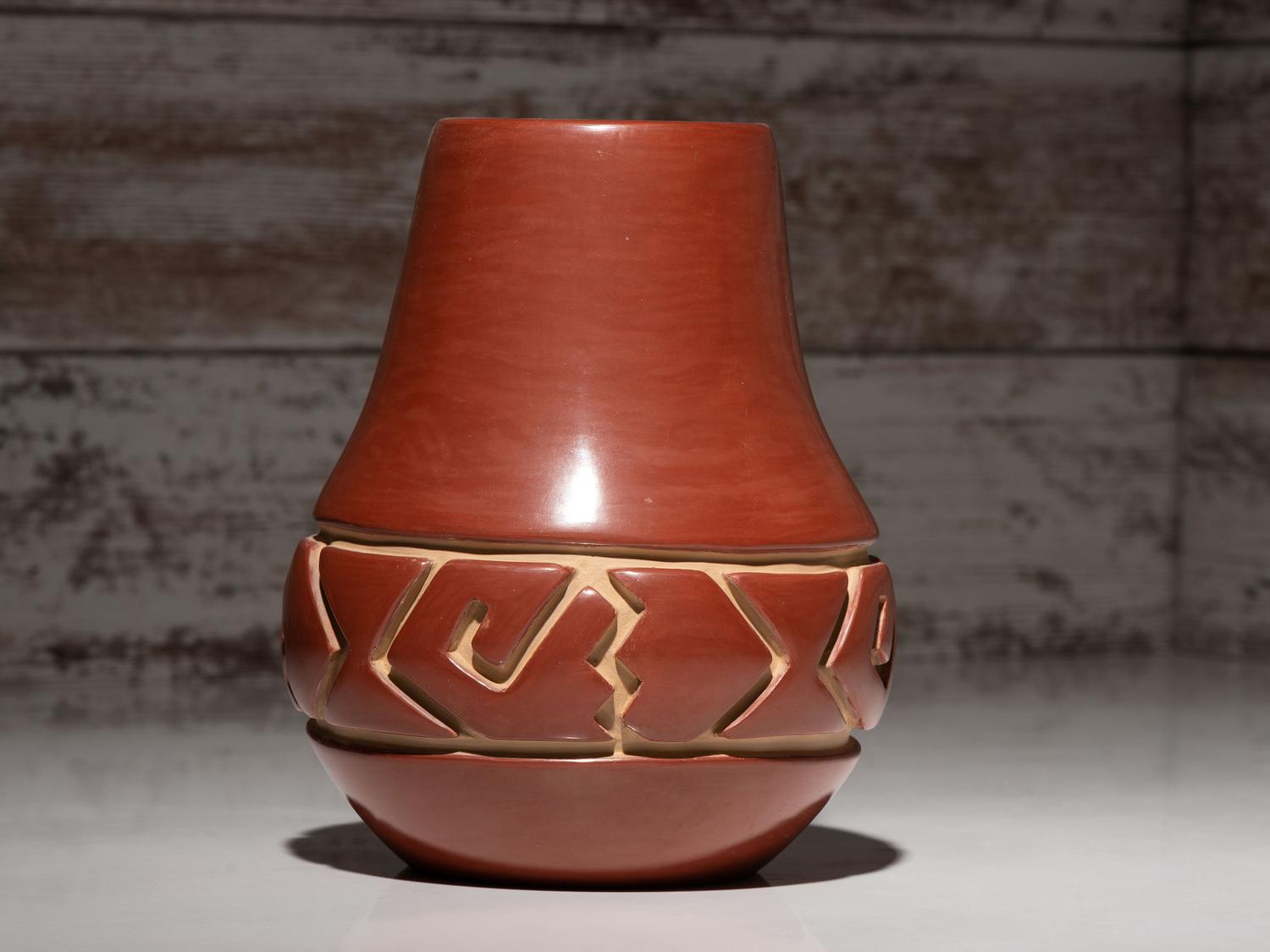 Redware Pottery Vase