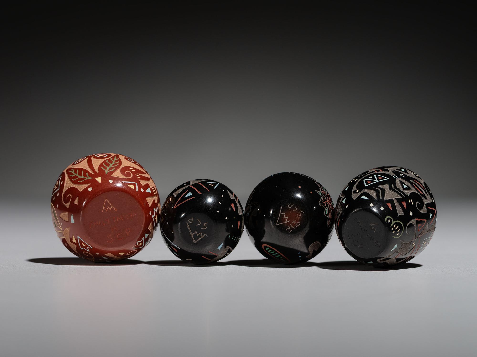 Miniature Sgraffito Pottery