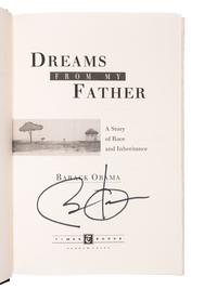 OBAMA, Barack Hussein (b. 1961). Dreams from my Father. New York: Times Books, 1995.