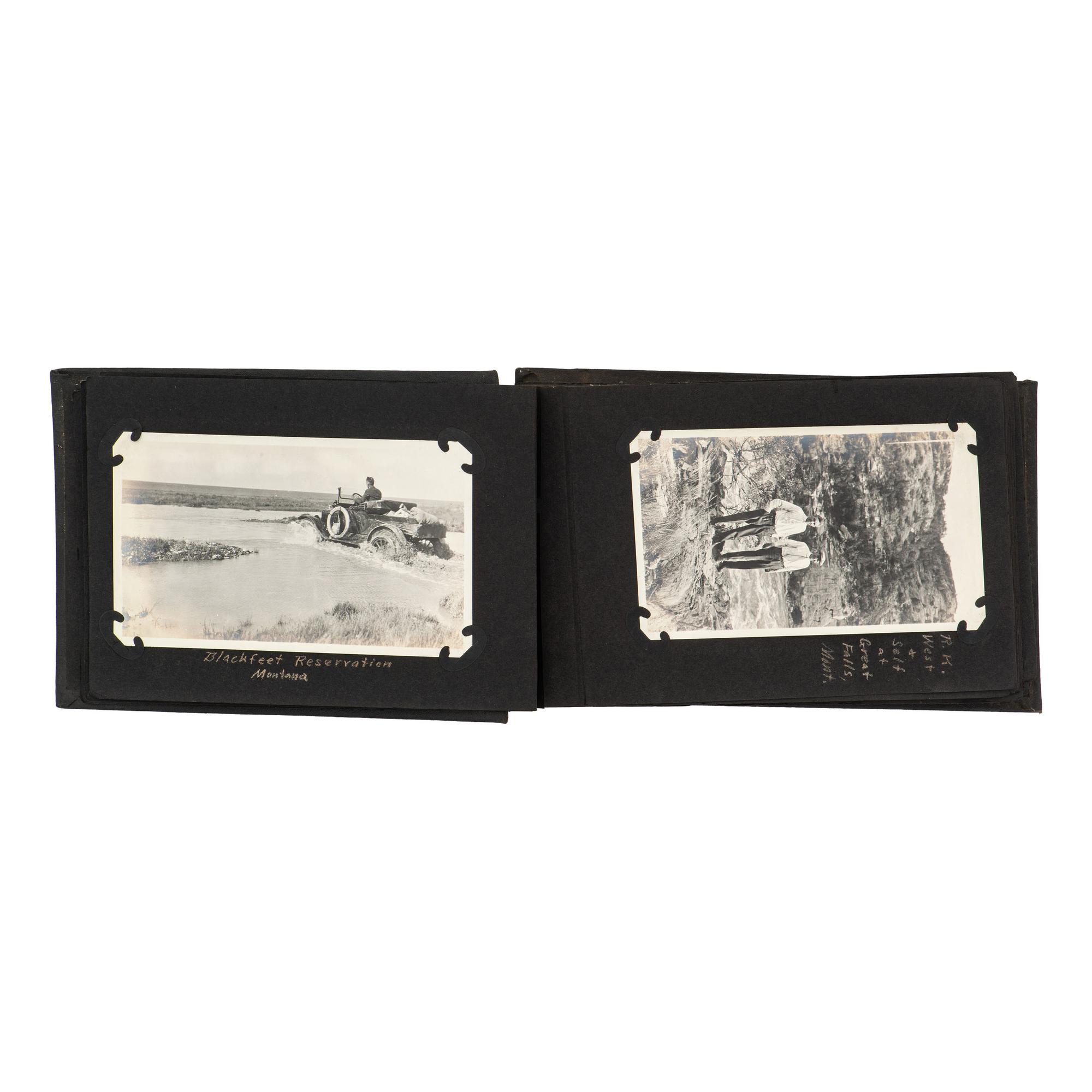 [AMERICANA]. Photograph album of oil geology. N.p., 1917-1919.