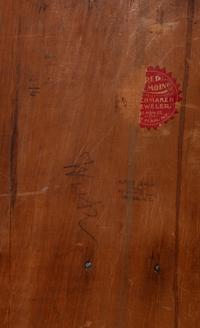 An American Walnut Calendar Clock