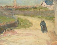 Le Chemin du Moulin, Batz , 1897