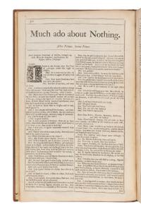 SHAKESPEARE, William (1564-1616). A group of 6 plays [extracted from: THE FOURTH FOLIO. London: H. Herringman, E. Brewster, and R. Bentley, 1685].