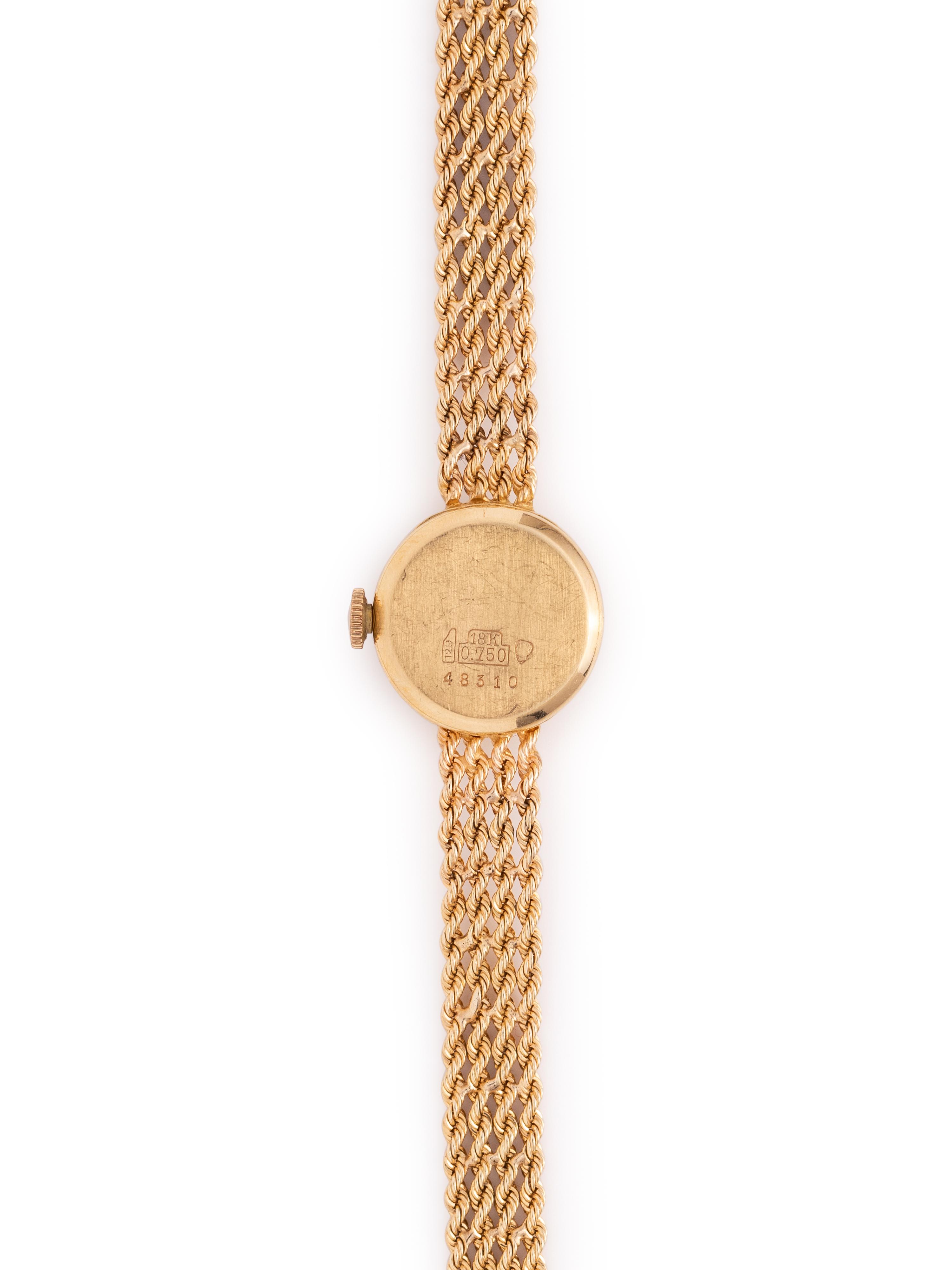 YELLOW GOLD WRISTWATCH