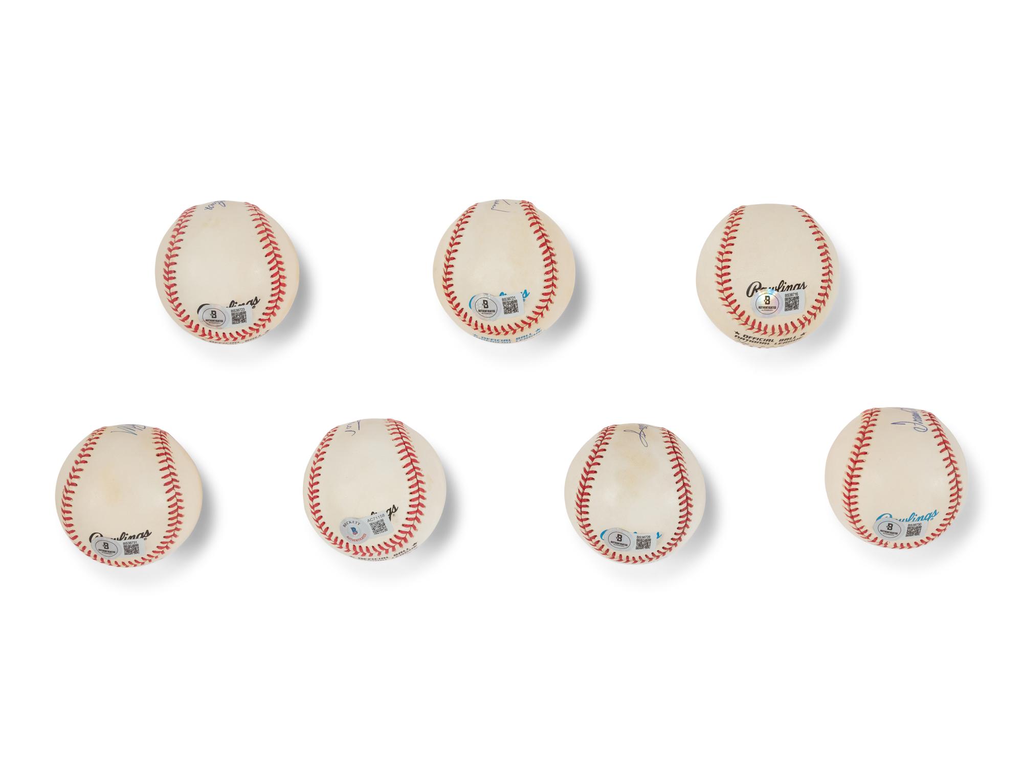 A Collection of 500 Home Run Club Member Single Signed Autograph Baseballs - Beckett Authentication Services (7)