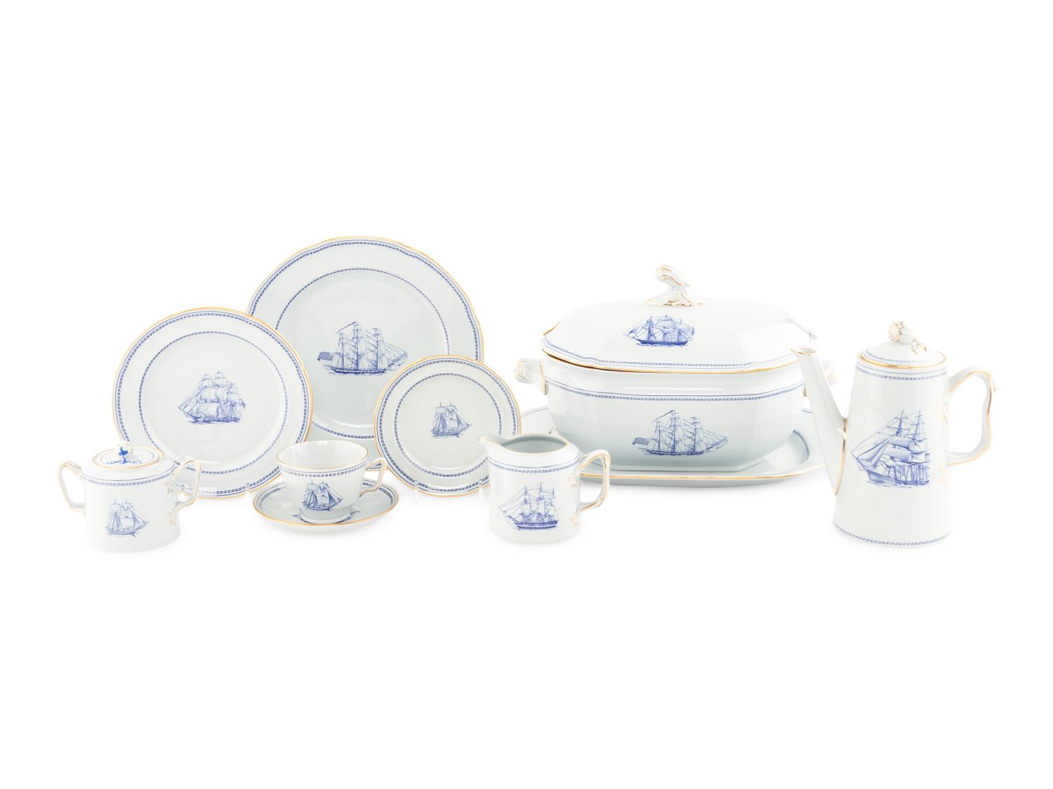A Spode Stonerware Dinner Service
