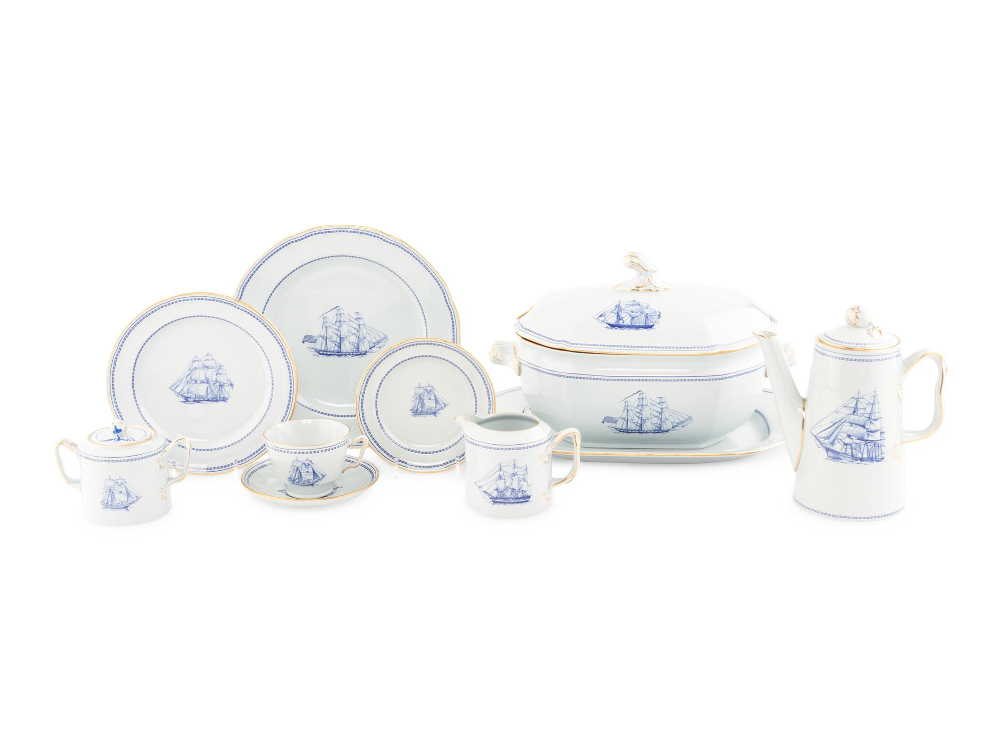 A Spode Stonerware Dinner Service