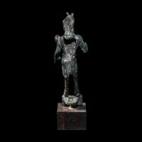 A Roman Bronze Satyr