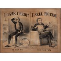 [LINCOLNIANA]. CURRIER & IVES, publishers. A group of 2 lithographs, incl. example featuring Abraham Lincoln.