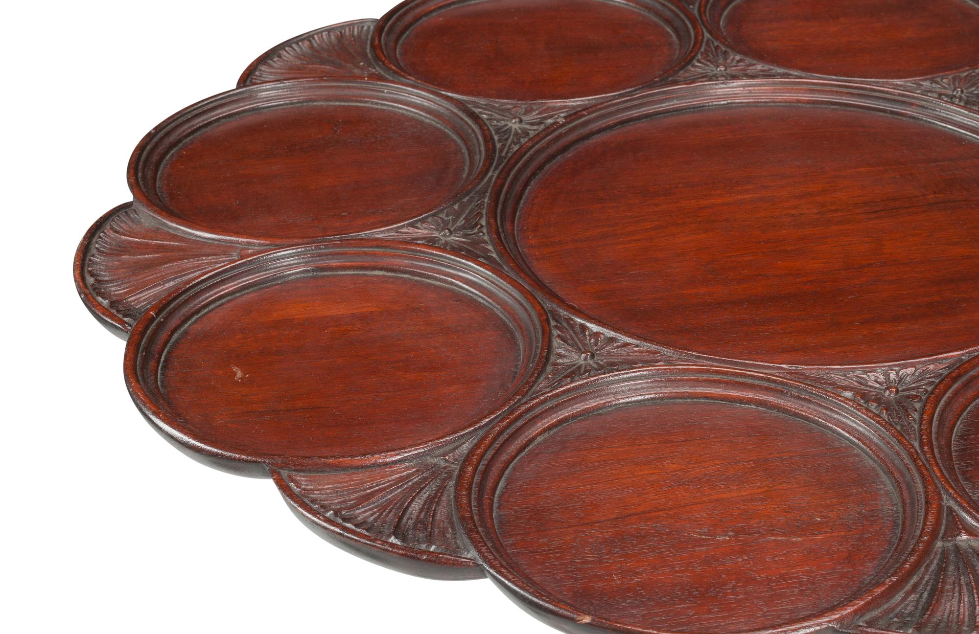 A George III Style Mahogany Supper Table