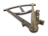 A George III Ebony and Bronze Mounted Octant