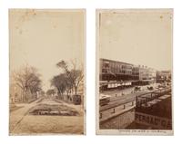 [EARLY PHOTOGRAPHY]. 17 CDVs & stereoviews, incl. early views of Canal Street, New Orleans.