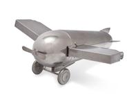 An Art Deco Silver-Plated Airplane Cocktail Shaker Set