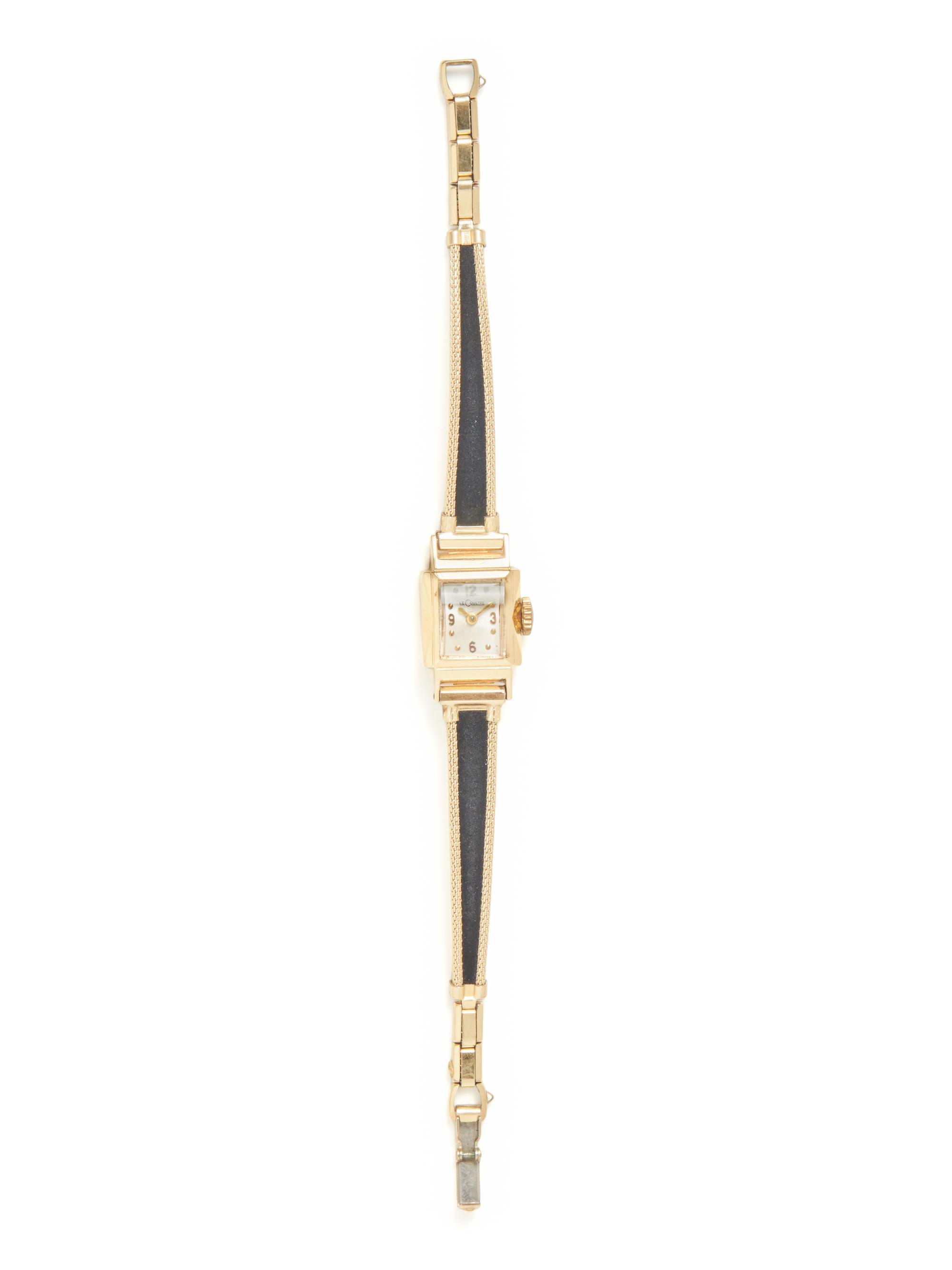 LECOULTRE, 14K YELLOW GOLD WATCH