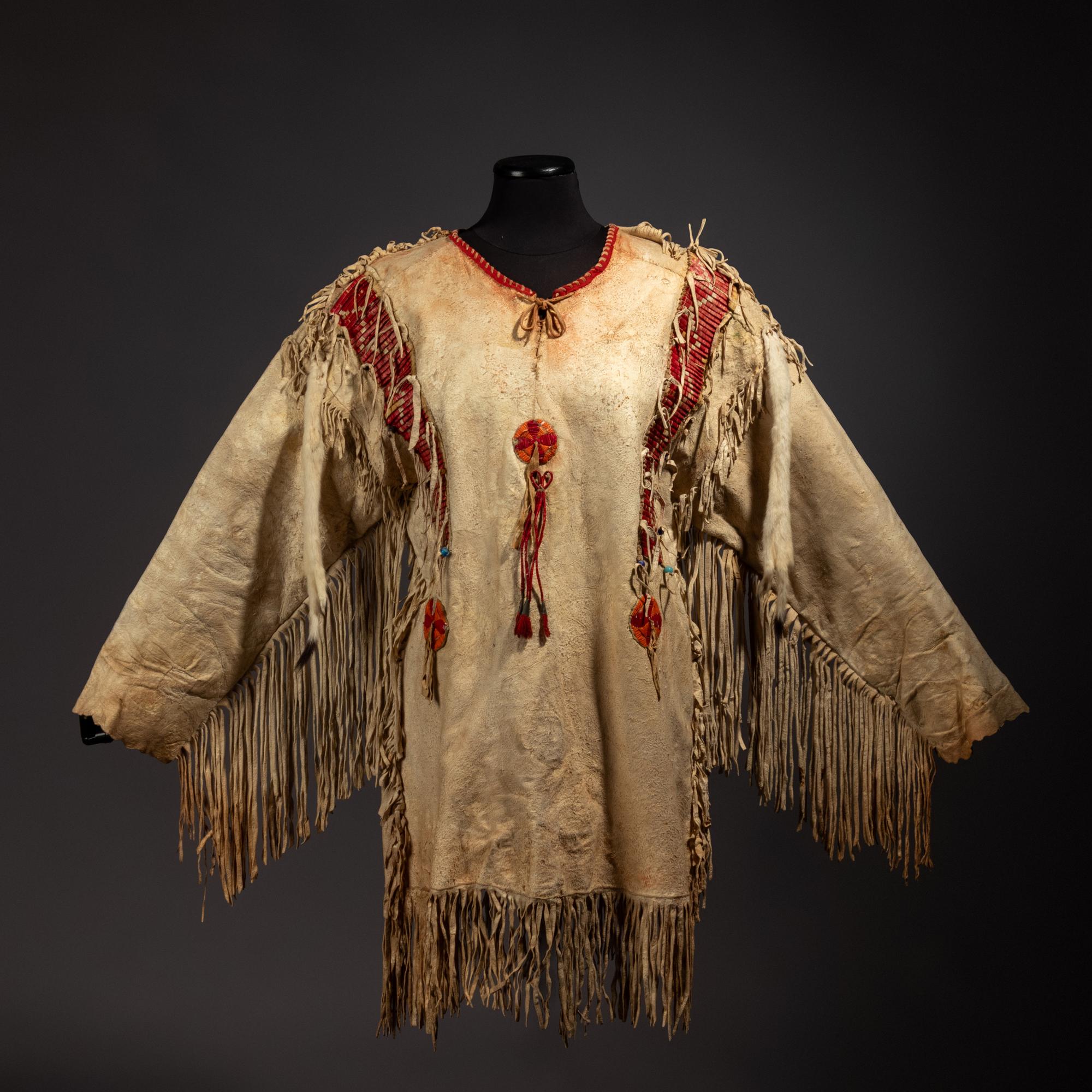 Sioux Quilled Hide Shirt