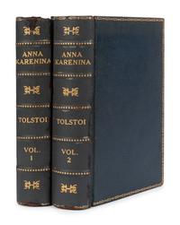 TOLSTOY, Count Lev Nikolayevich (1828-1910). Anna Karenina . Nathan Haskell Dole, translator. New York: Thomas Y. Crowell & Co., 1886.