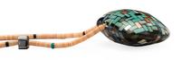 Reversible Inlaid Shell Necklace Lot is located and will ship from Denver, Colorado.