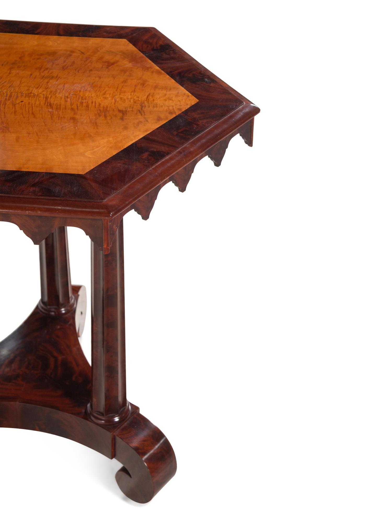 A Regency Style Mahogany Side Table