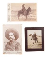 [WESTERN AMERICANA]. A group of 6 photographs of cowboys and ranch scenes.