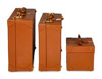 Gucci, Three Piece Leather Travel Set