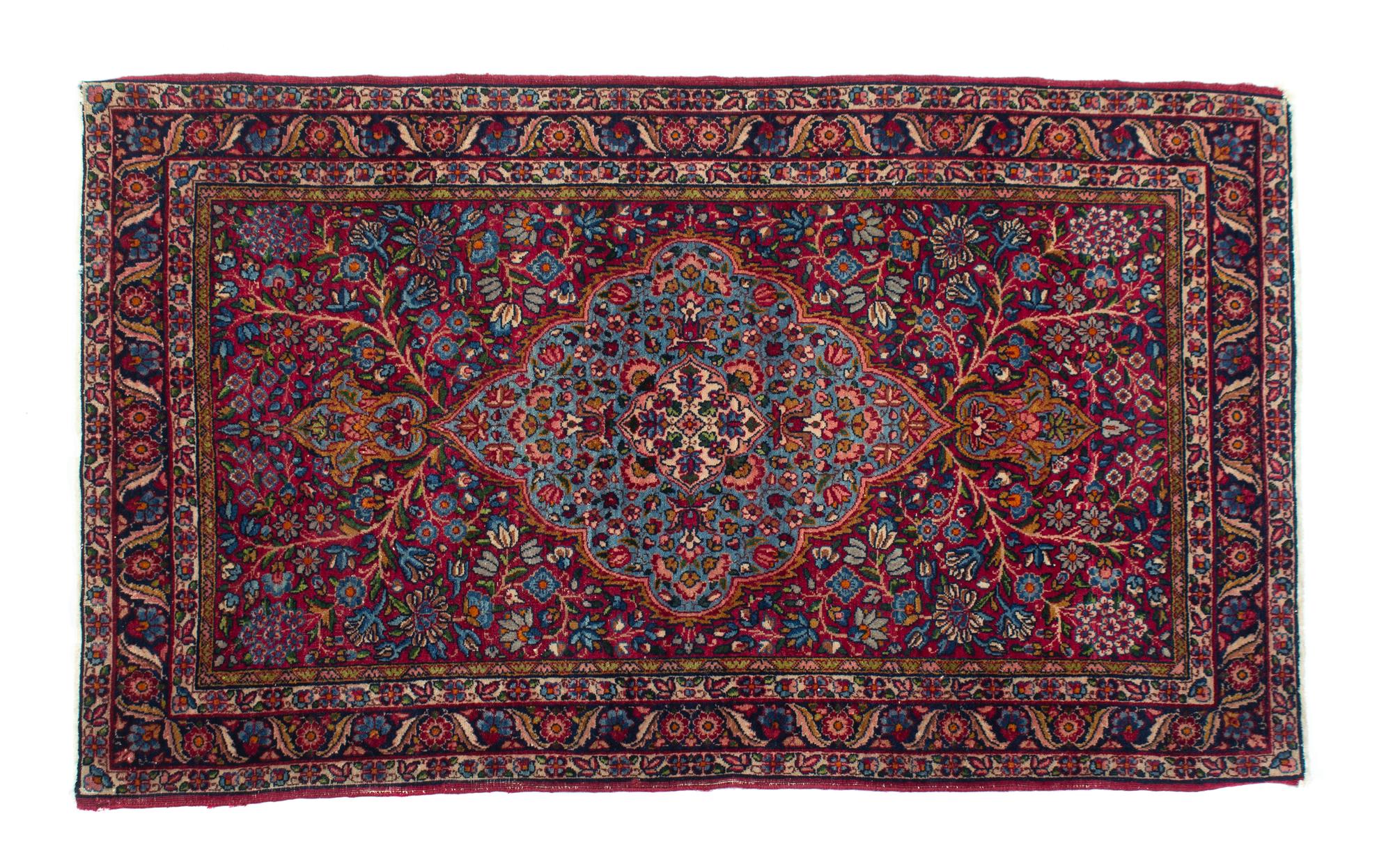 A Tabriz Wool Rug 58 x 36 inches — 20TH CENTURY