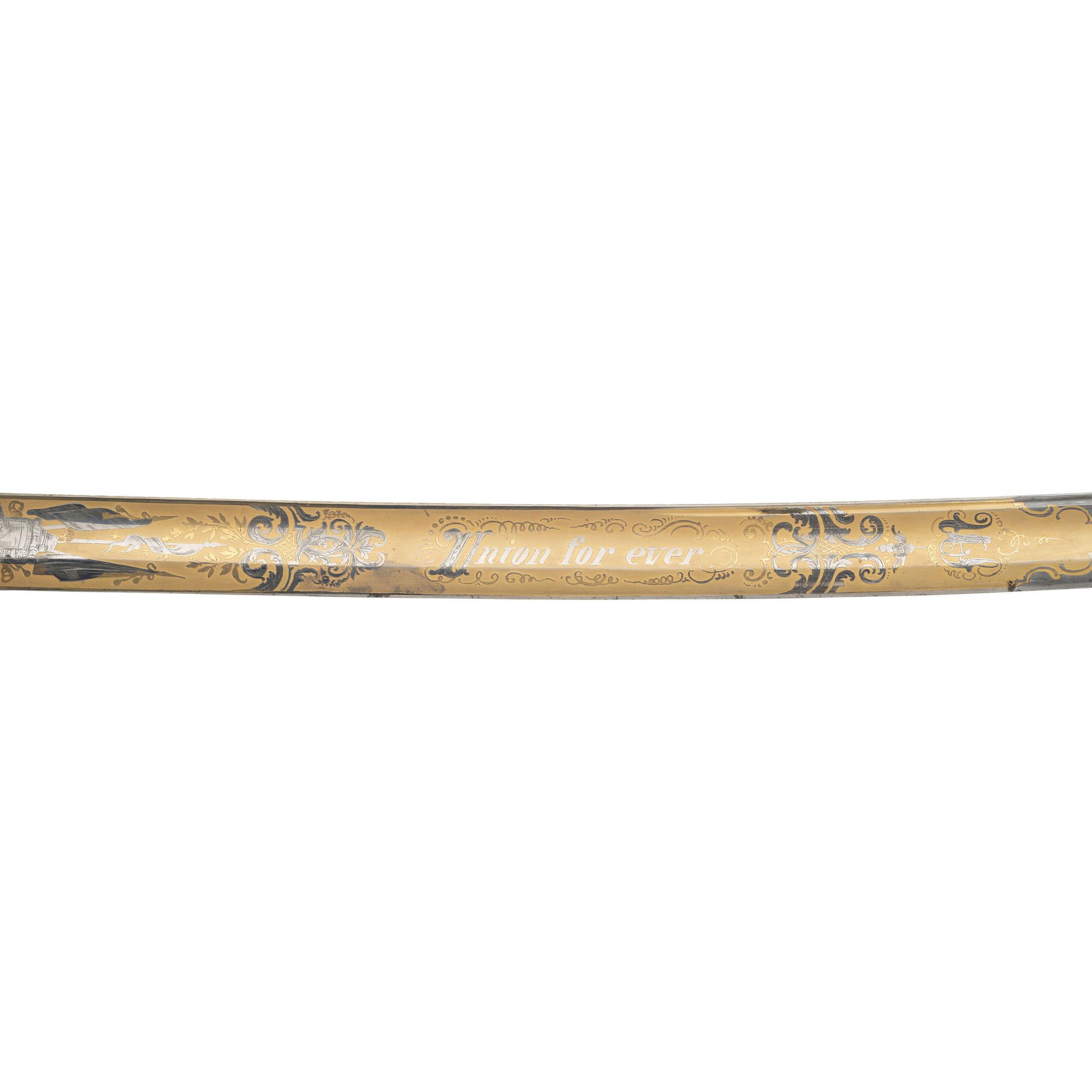 Presentation Grade Clauberg Cavalry Officer's Sword Inscribed to General James G. Blunt with CDV