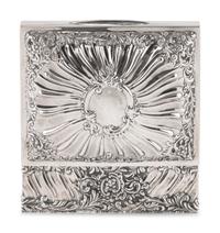 An English Silver Table Casket