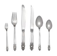 An American Silver Flatware Service