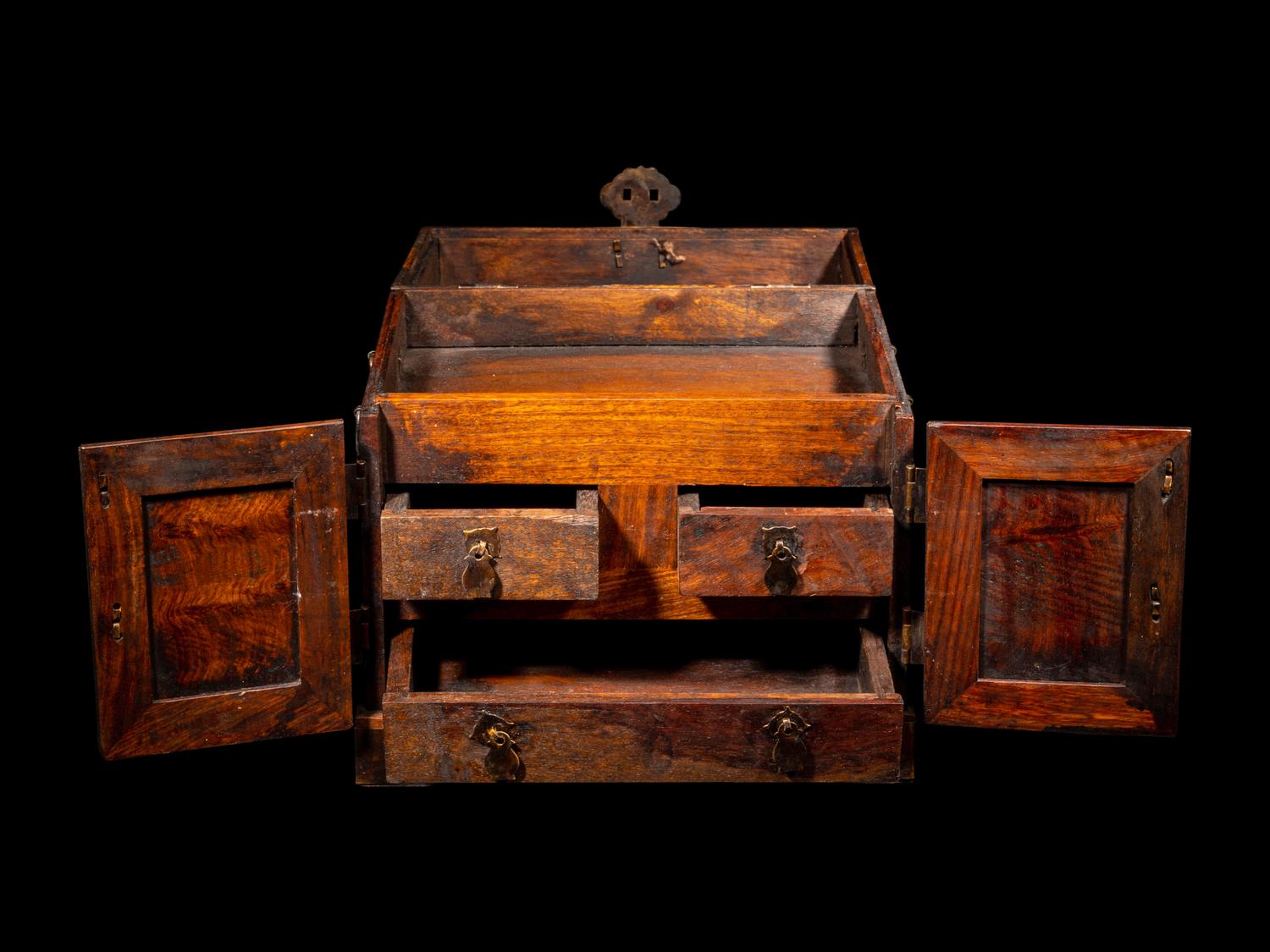 A Huanghuali Seal Chest, Guanpixiang