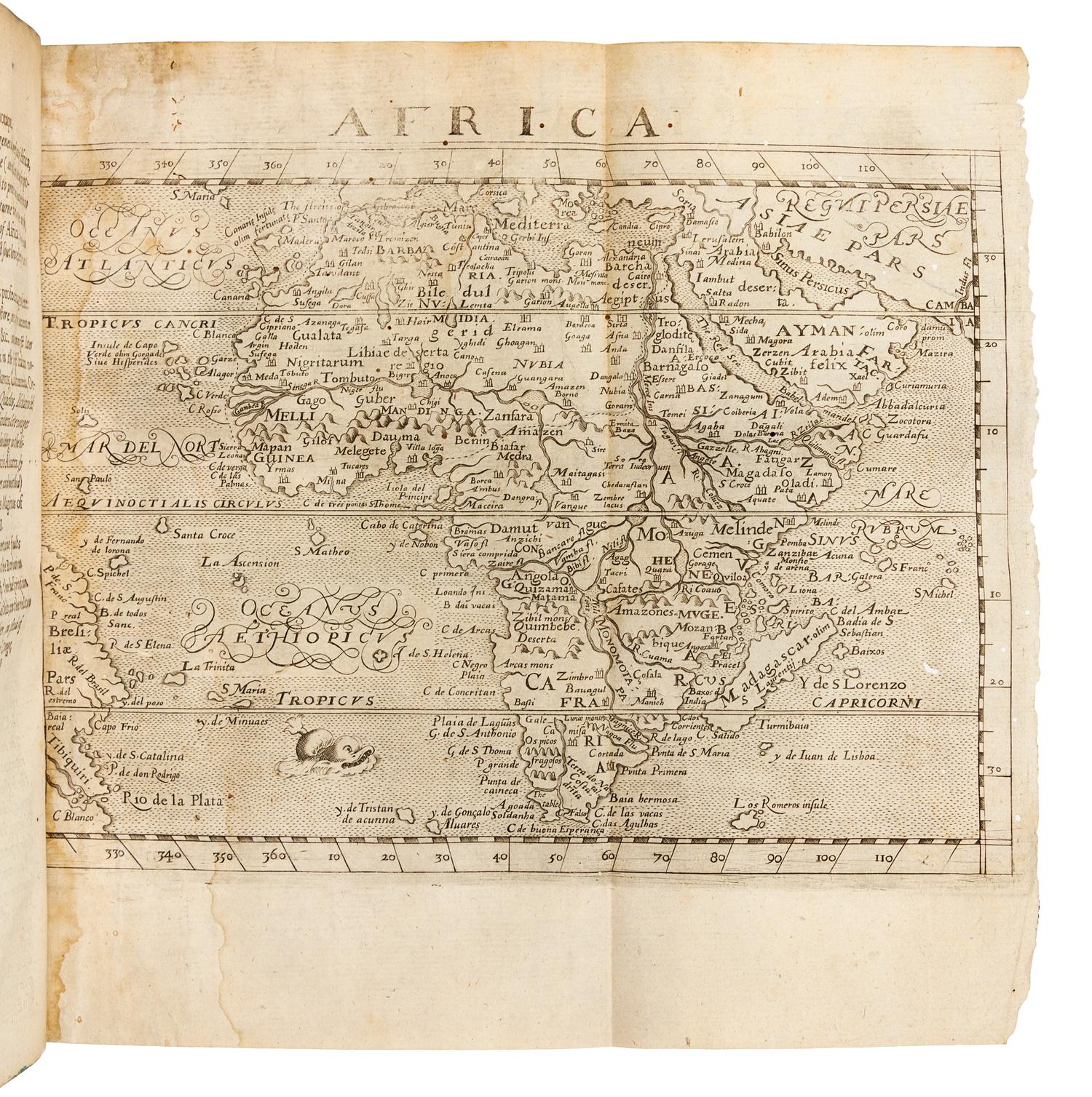 LEO AFRICANUS, Johannes (ca 1490-ca 1552). A Geographical Historie of Africa. London, 1600. FIRST EDITION IN ENGLISH.