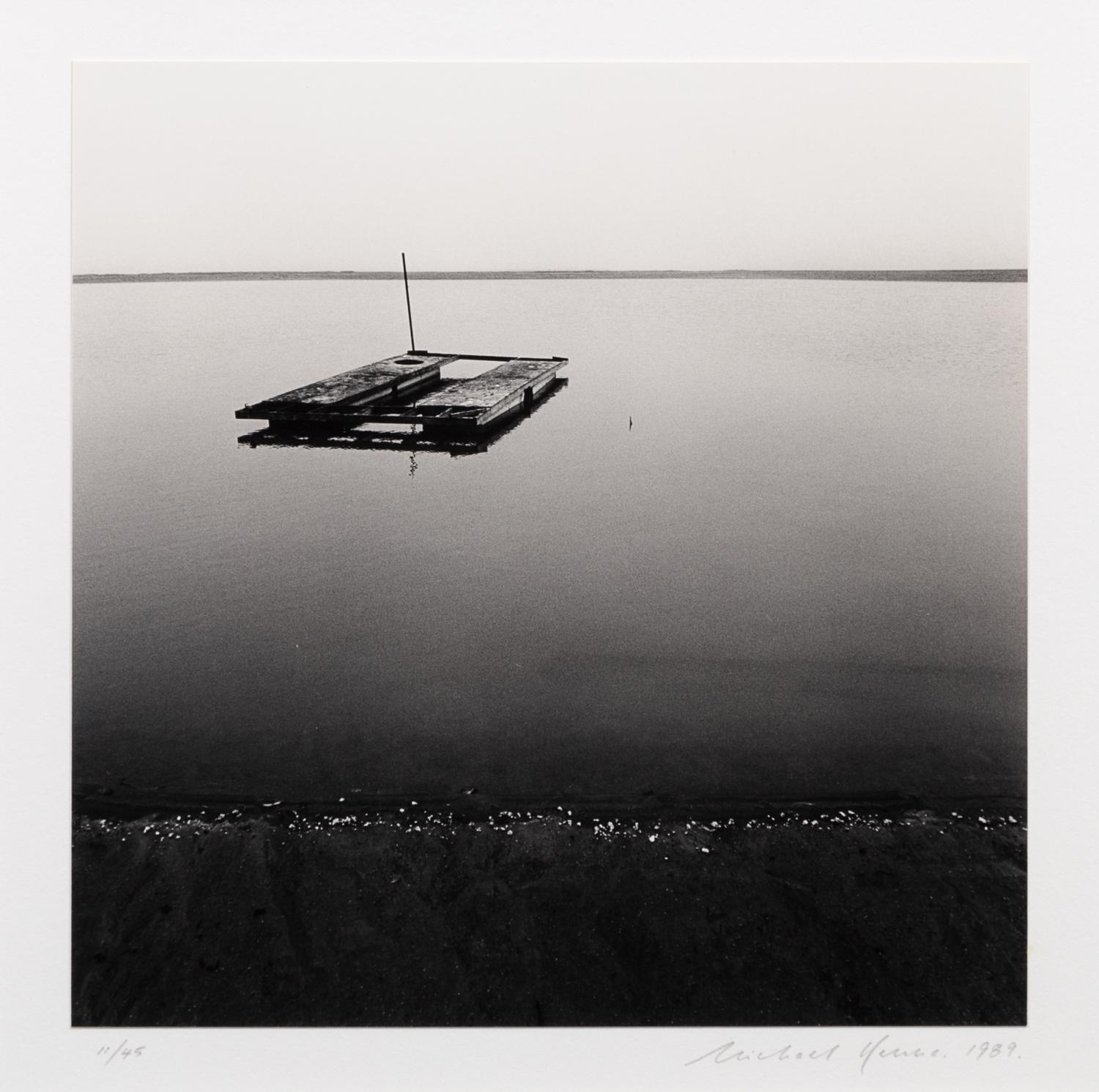Michael Kenna, (British, b. 1953), Brine Shrimp Boat, Moss Landing, CA, 1989