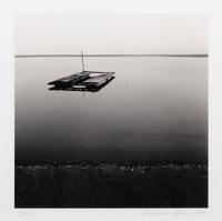 Michael Kenna, (British, b. 1953), Brine Shrimp Boat, Moss Landing, CA, 1989