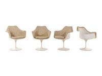 Set of Four Tulip Armchairs, Knoll USA