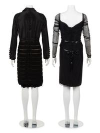 Two Designer Dresses: One Vicky Tiel and One Valdi Couture, 1980-90s