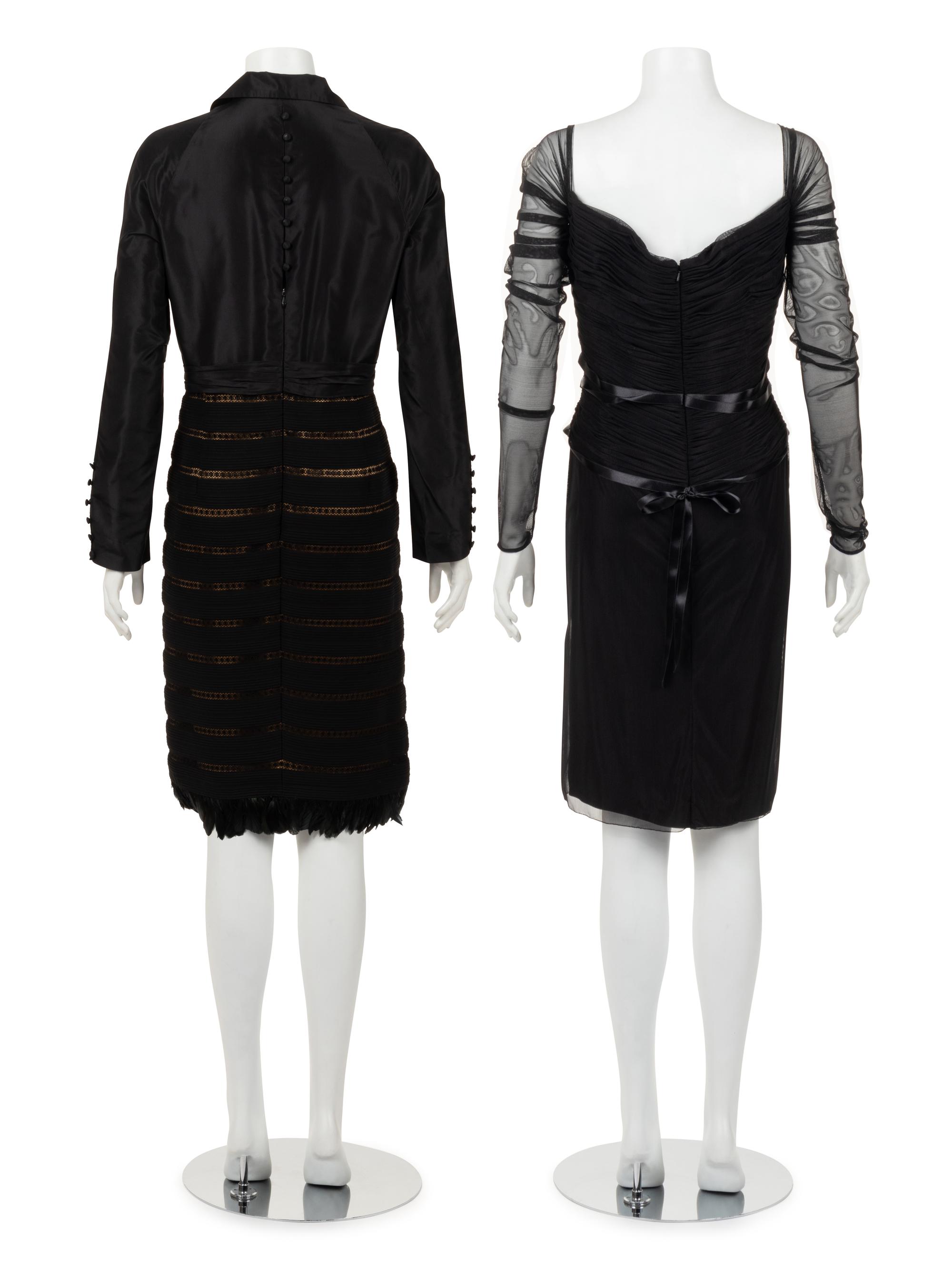 Two Designer Dresses: One Vicky Tiel and One Valdi Couture, 1980-90s