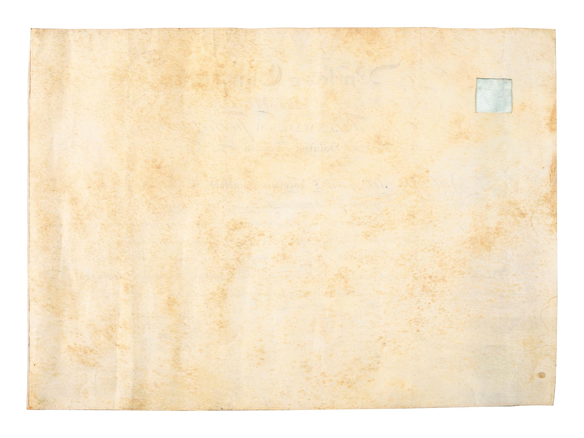 [NEW HAMPSHIRE]. Dartmouth College diploma, signed by prominent judges, 28 August 1811.