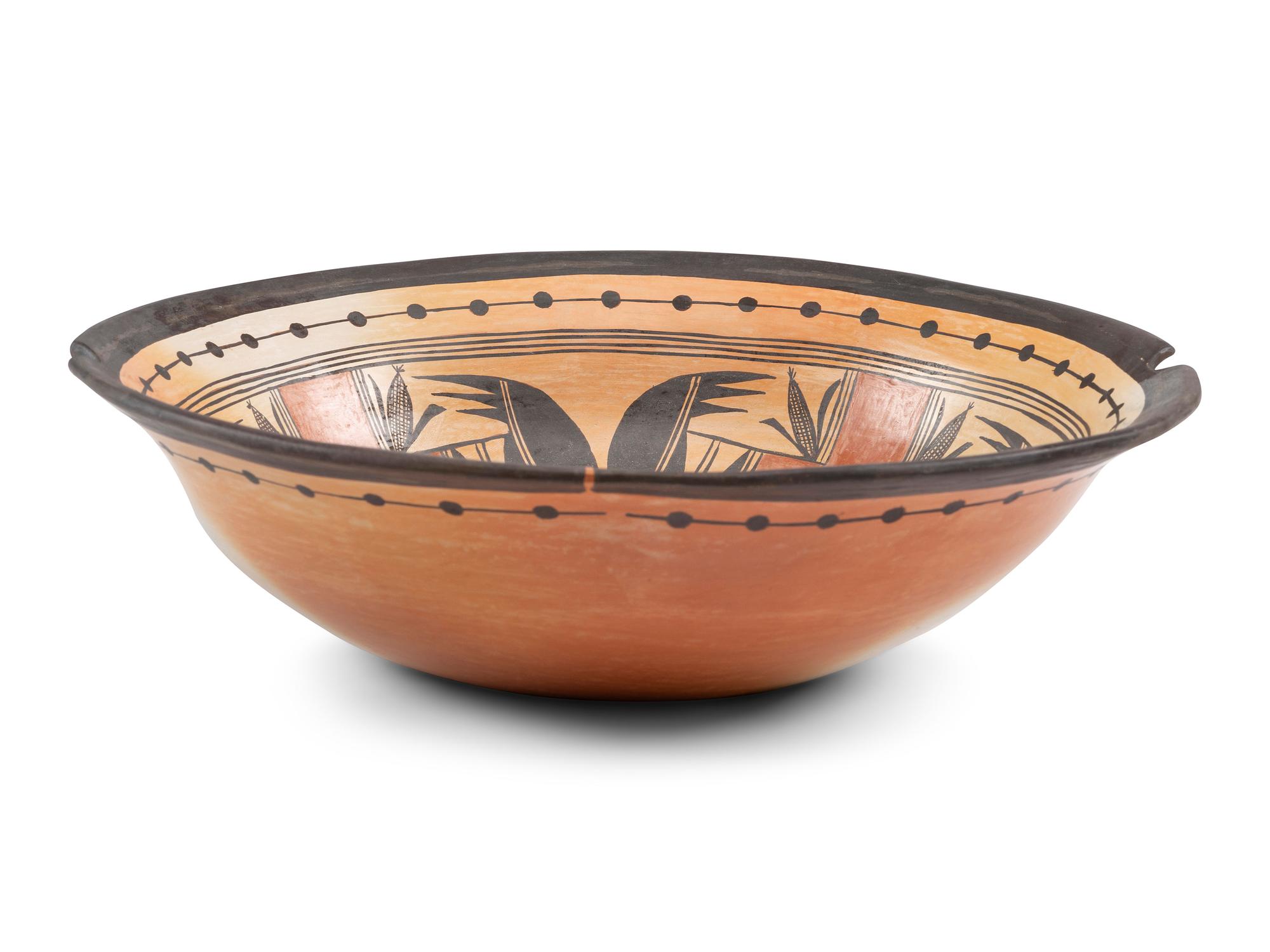 Polychrome Pottery Dish