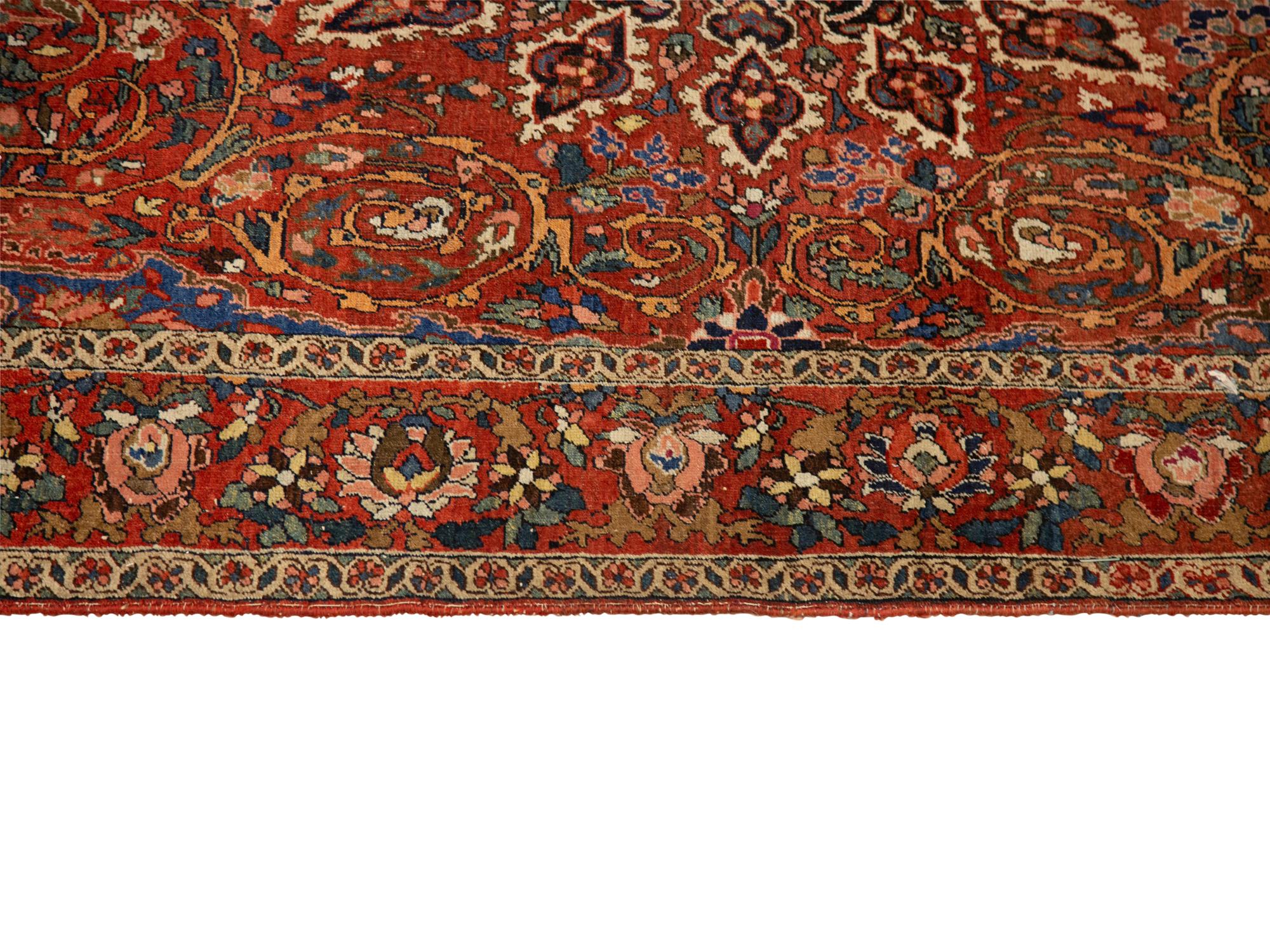 A Persian Najafabad Wool Rug
