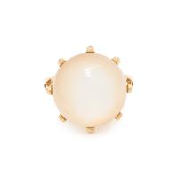 MOTHER-OF-PEARL AND DIAMOND RING