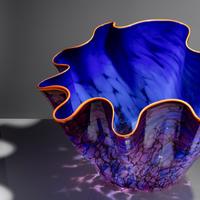 Cobalt Blue Macchia with Orange Lip Wrap, 1996