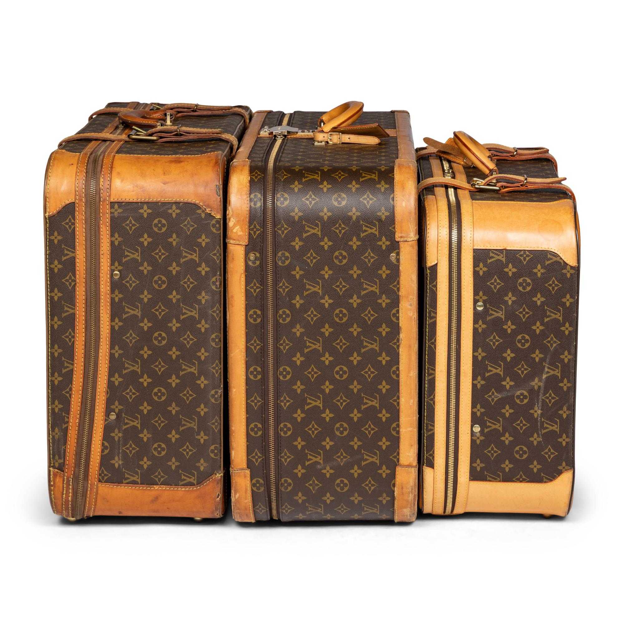 Louis Vuitton, Three Soft-Sided Suitcases