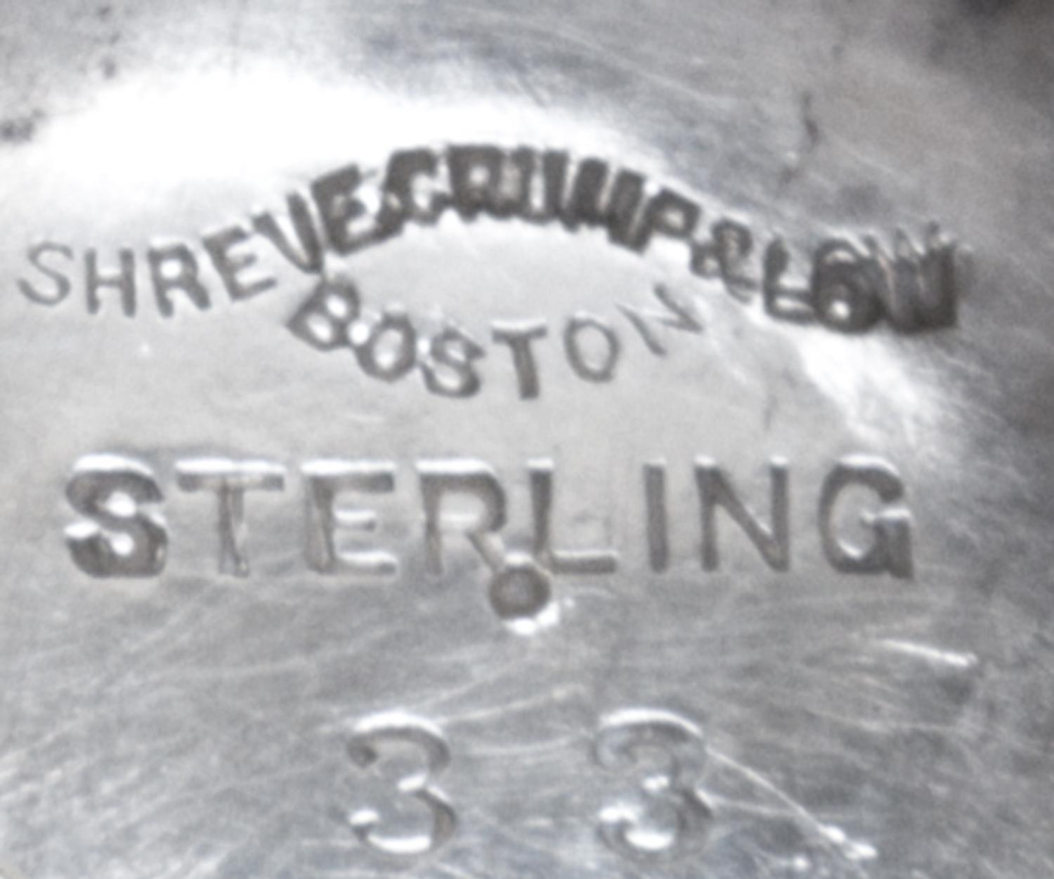An American Silver Centerpiece Basket, Shreve, Crump & Low, Boston, MA, of circular form, with a molded reticulated edge ending in a fo