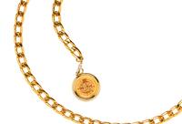 Chanel Logo Medallion Belt, 1990s