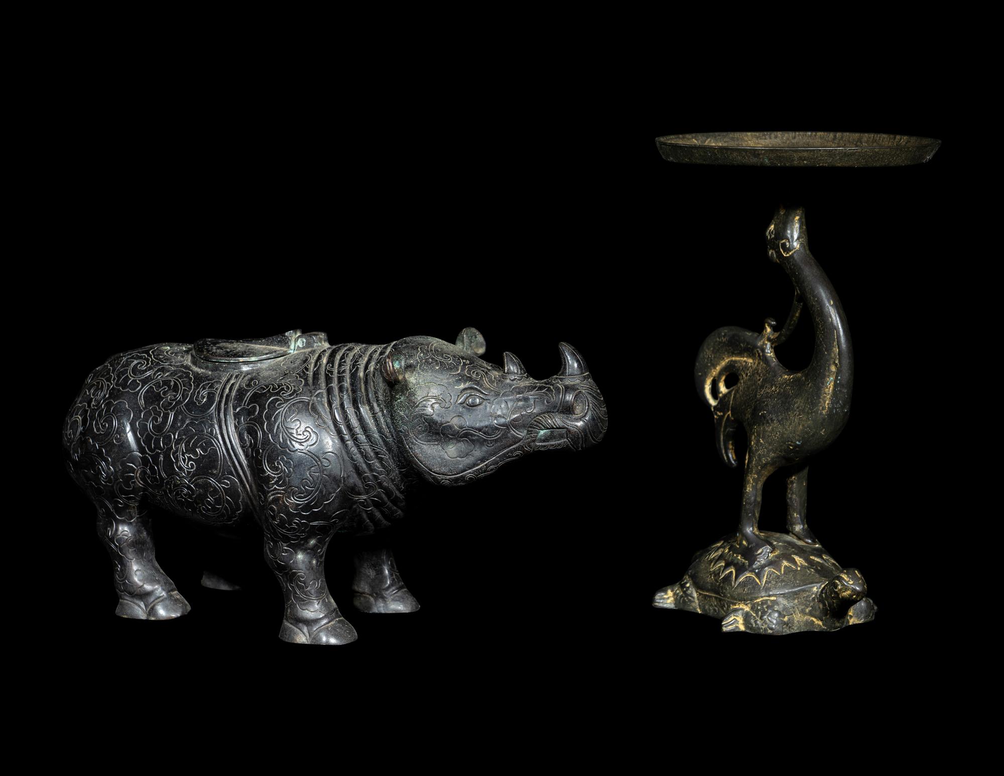 Two Chinese Archaistic Bronze Articles